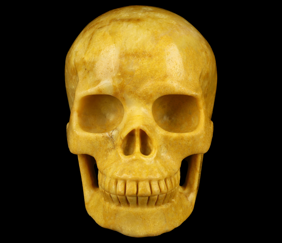 Yellow Jasper Skull - Funky Stuff