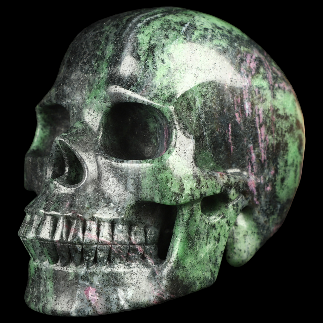 Ruby Zoisite Skull - Funky Stuff