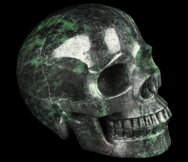 Ruby Zoisite Skull - Funky Stuff