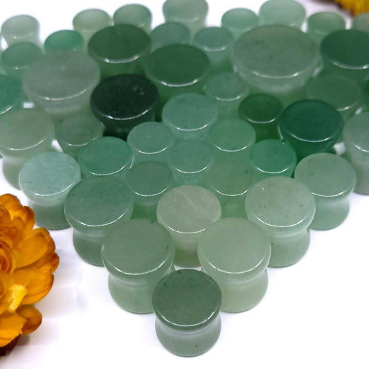 Green Aventurine Gauges - Funky Stuff