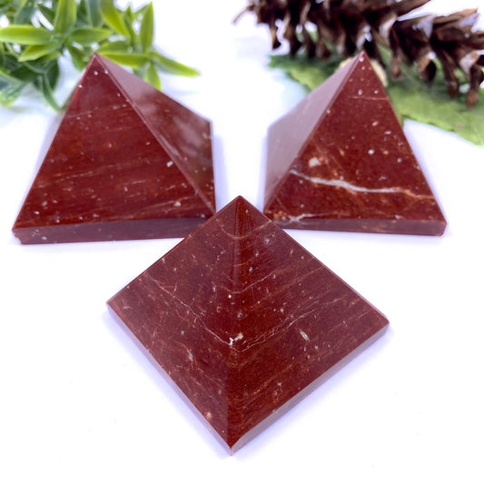 Red Jasper Pyramid