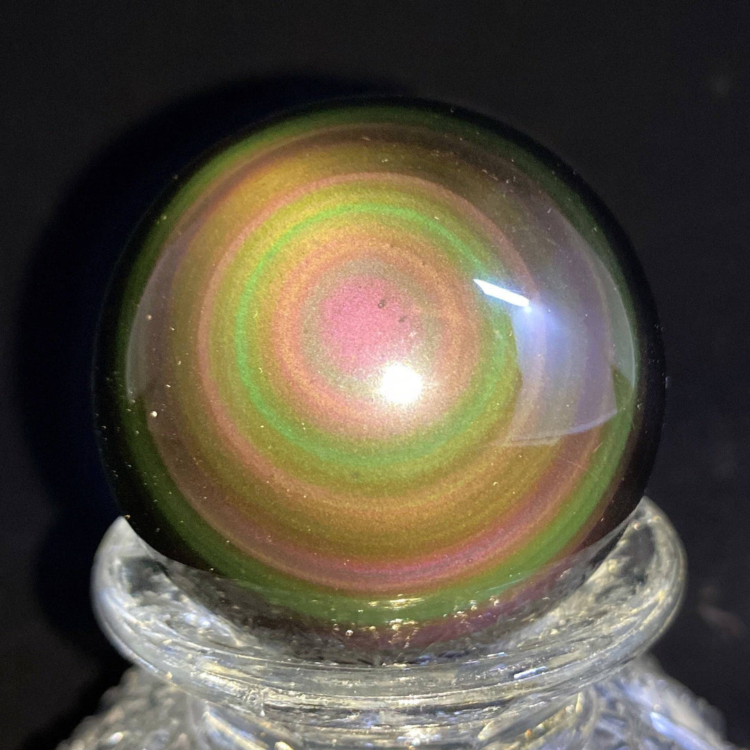 Rainbow Obsidian Sphere - Funky Stuff