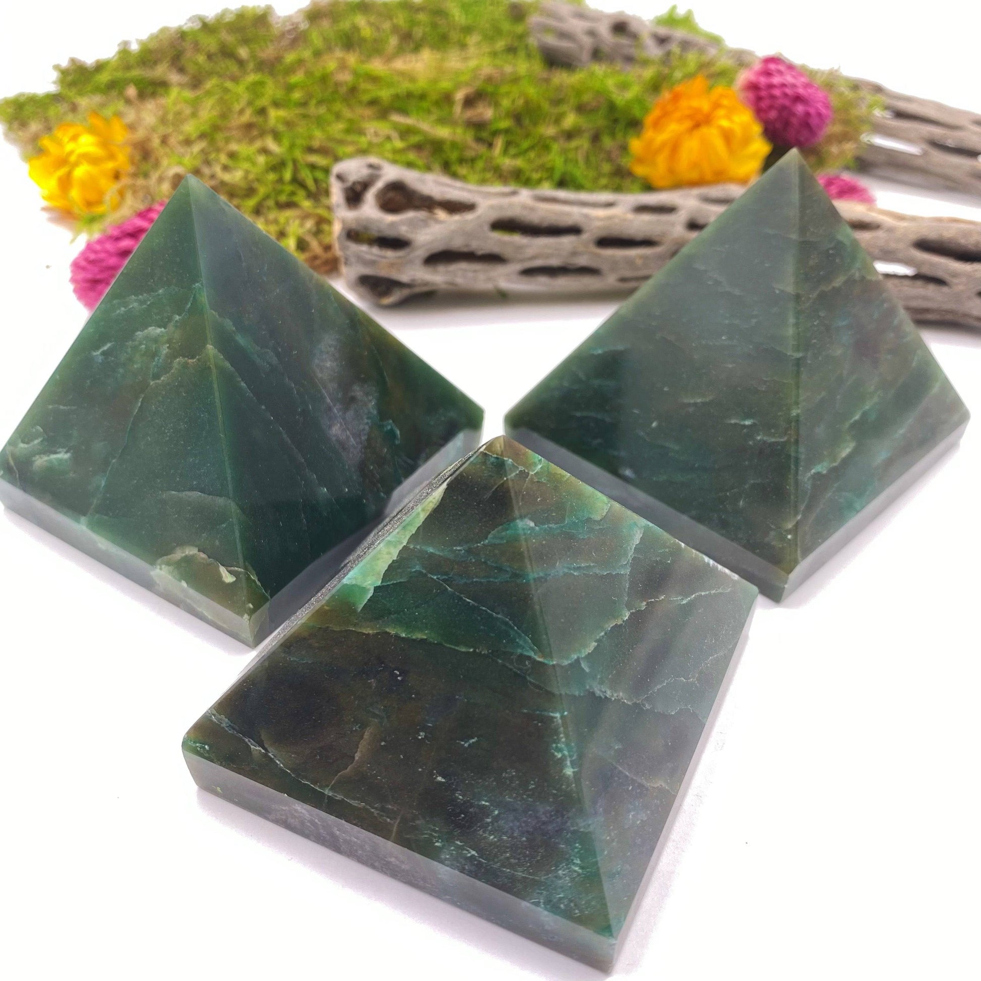 Nephrite Jade Pyramid - Funky Stuff