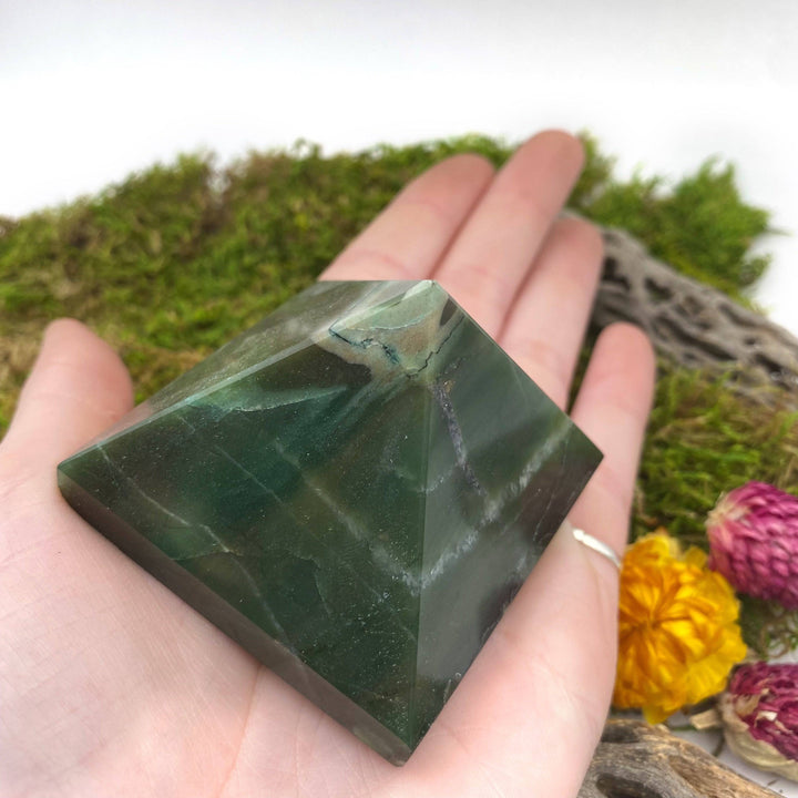 Nephrite Jade Pyramid - Funky Stuff