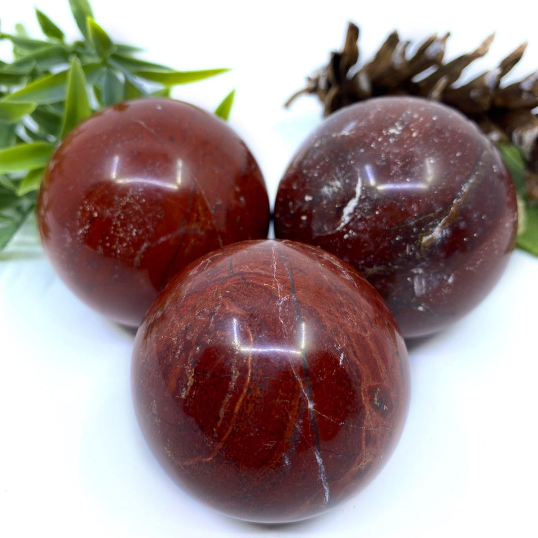 Red Jasper Sphere - Funky Stuff