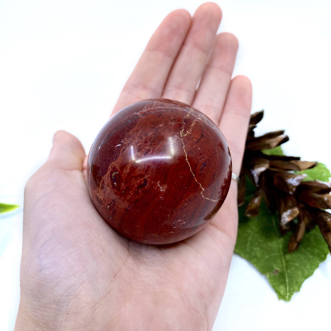 Red Jasper Sphere - Funky Stuff