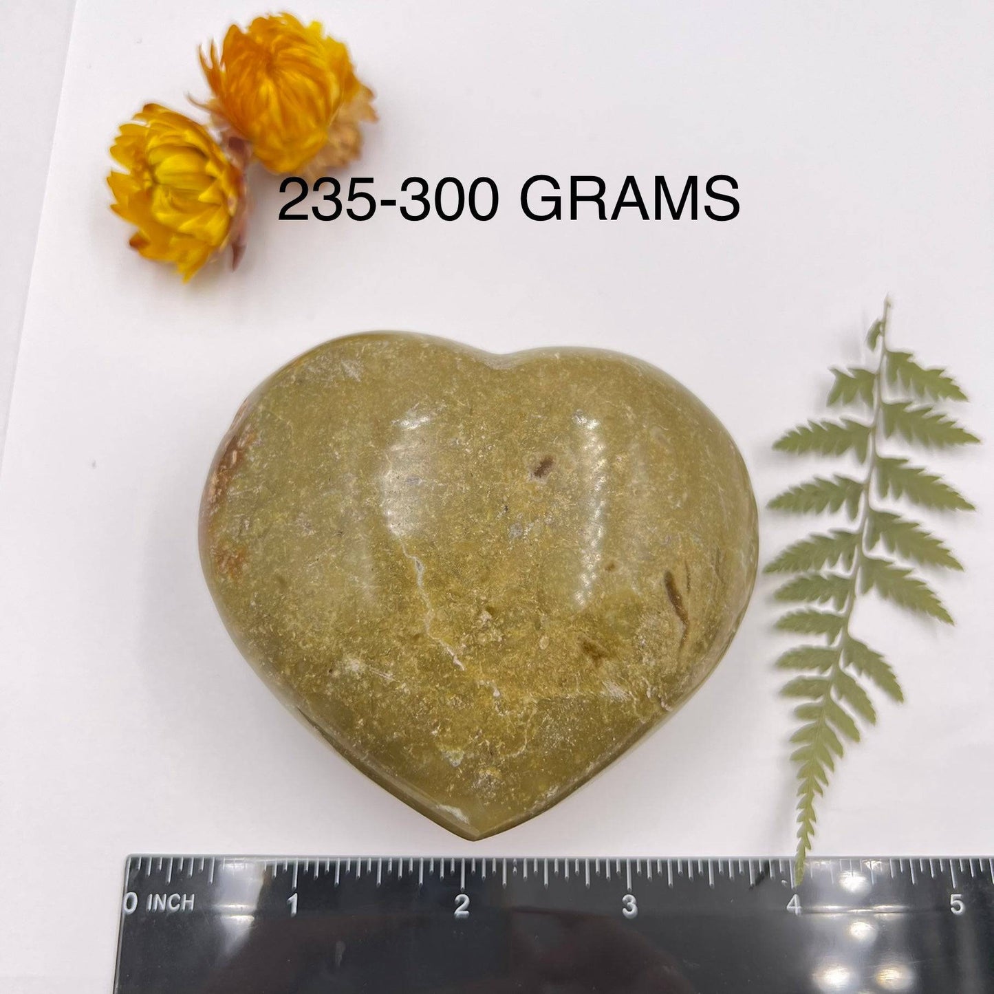 Green Opal Heart