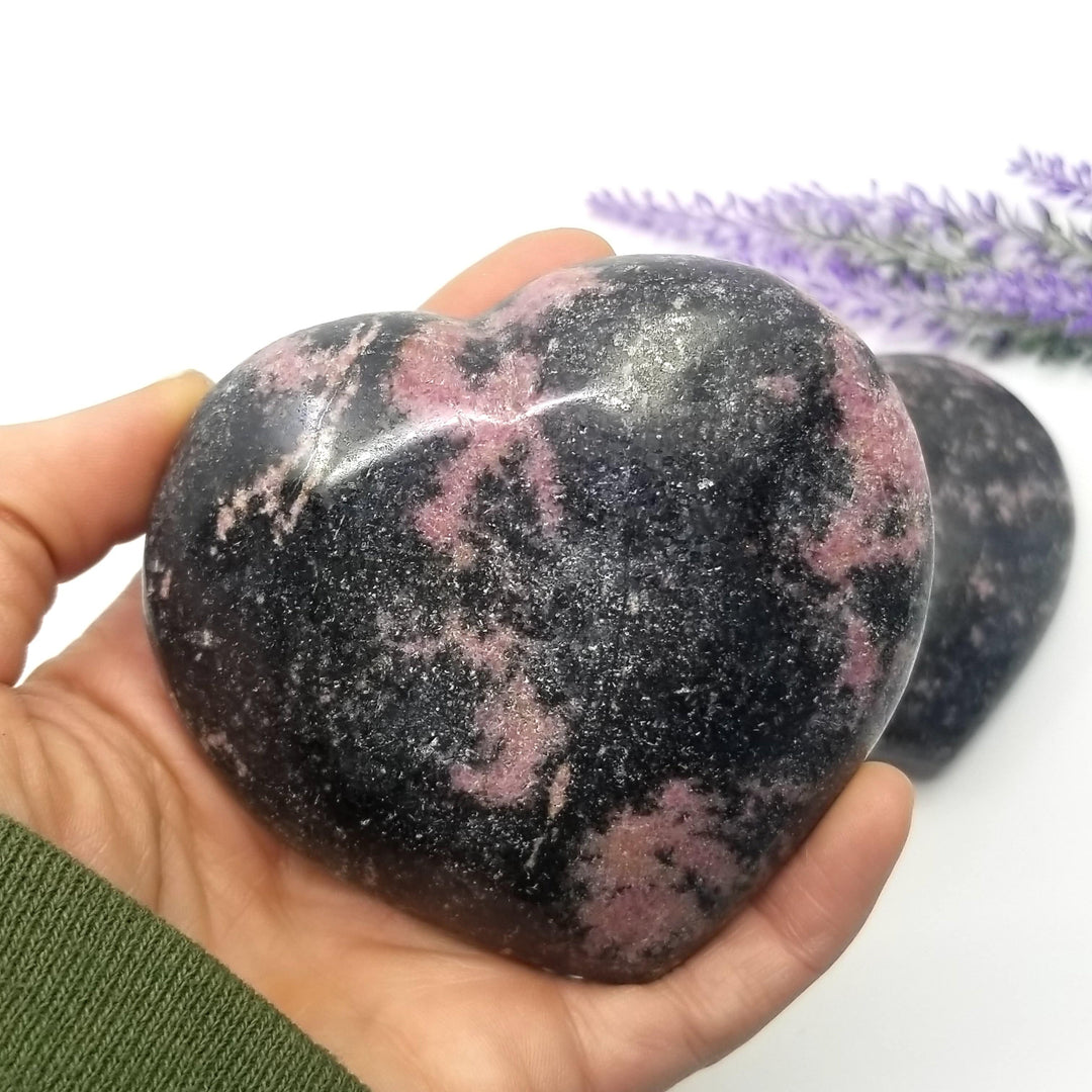 Rhodonite Heart - Funky Stuff