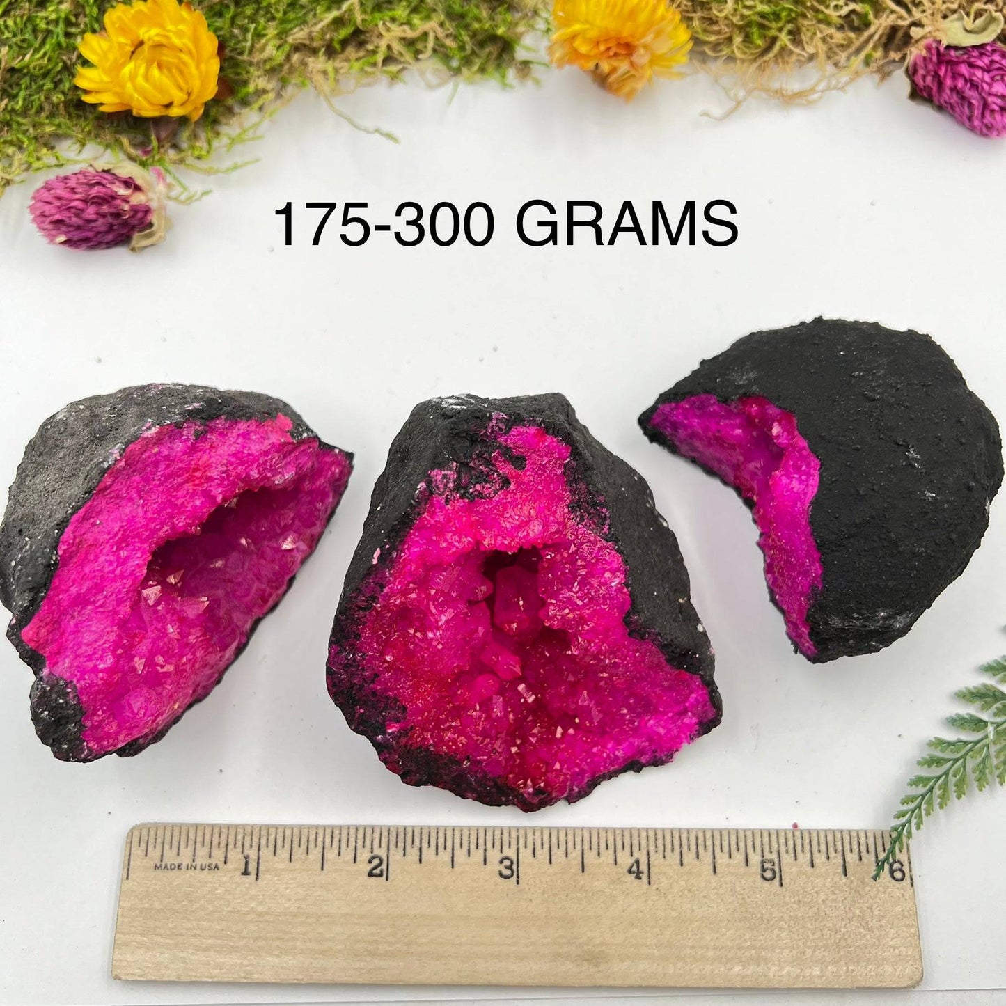 Hot Pink Quartz Geode (Dyed)