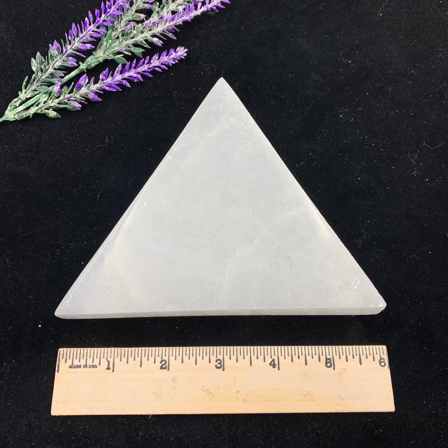 Selenite Charging Plate - Triangle