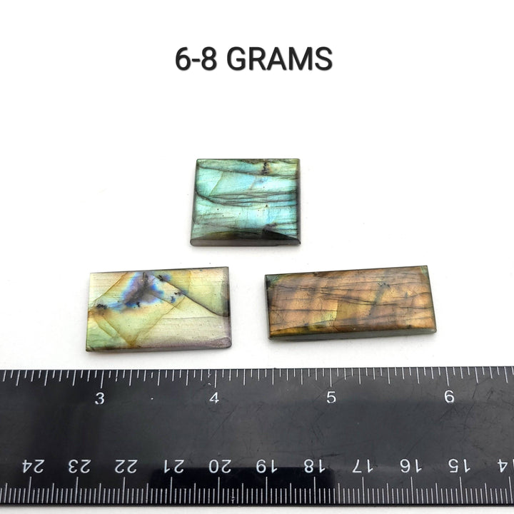 Labradorite Rectangle Cabochon - AAA Grade - Funky Stuff