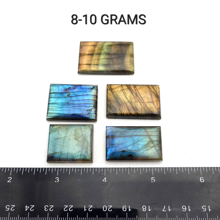 Labradorite Rectangle Cabochon - AAA Grade - Funky Stuff