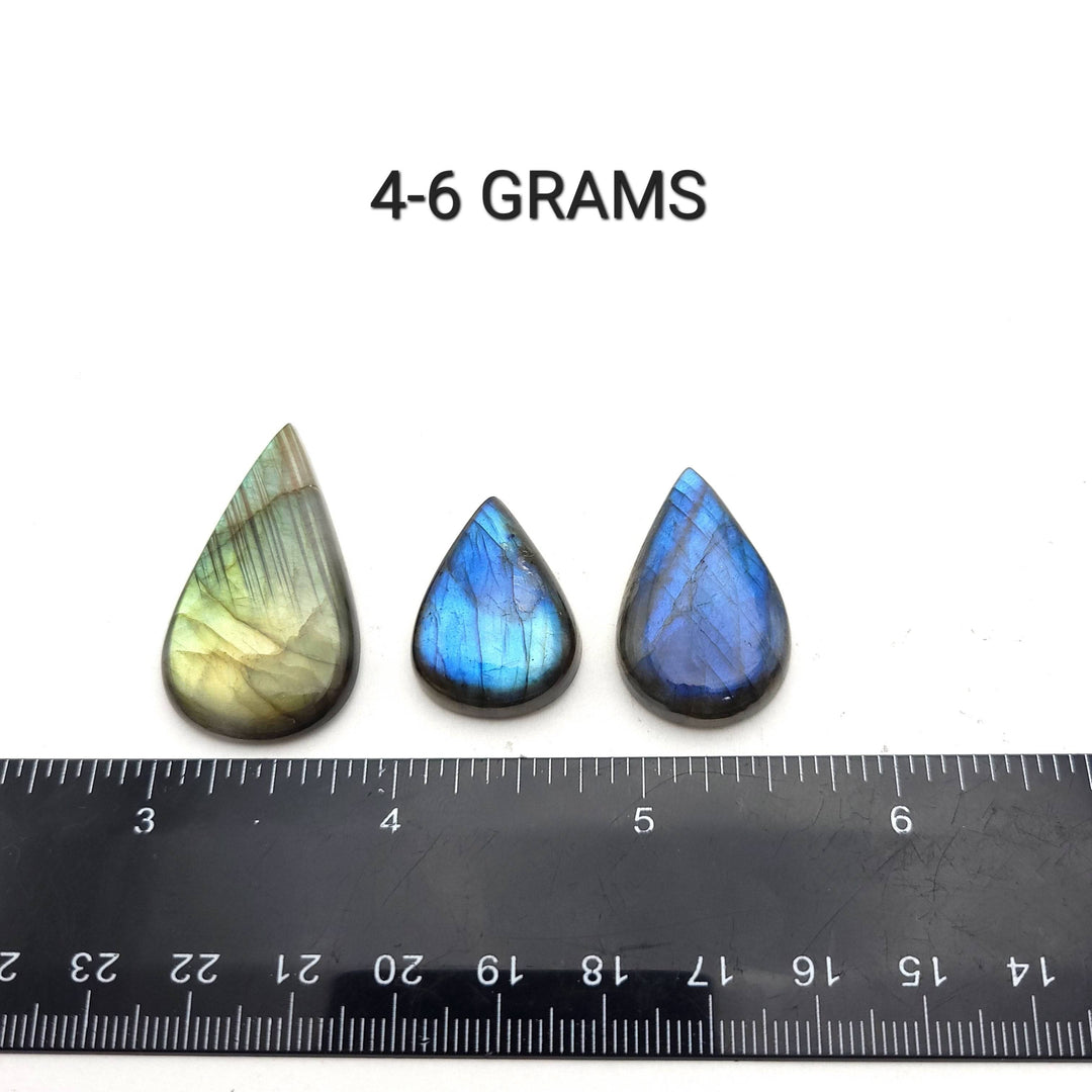 Labradorite Tear Drop Cabochon - AAA Grade - Funky Stuff