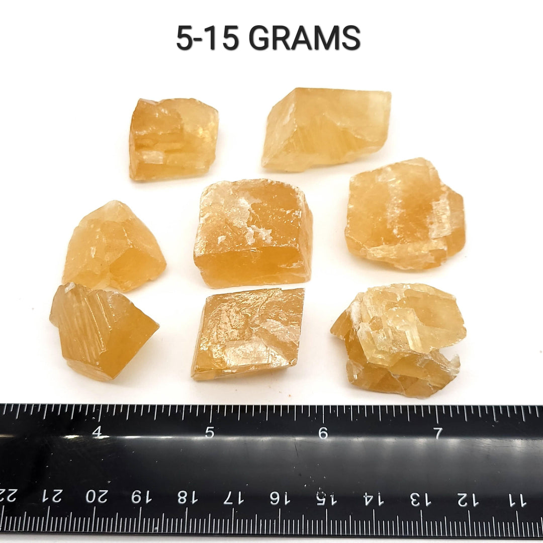 Honey Calcite Rough - Funky Stuff