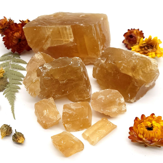 Honey Calcite Rough