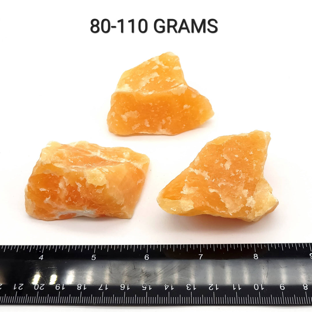 Orange Calcite Rough - Funky Stuff