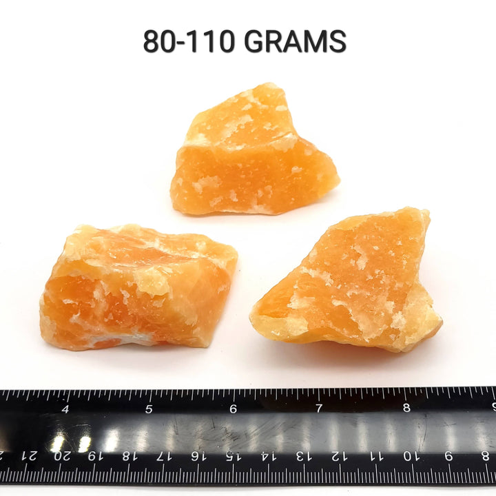 Orange Calcite Rough - Funky Stuff