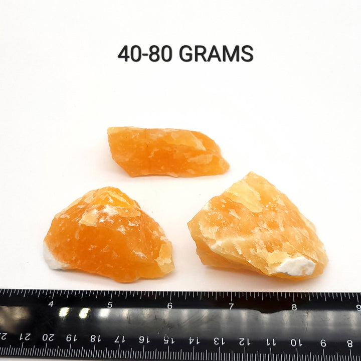 Orange Calcite Rough - Funky Stuff