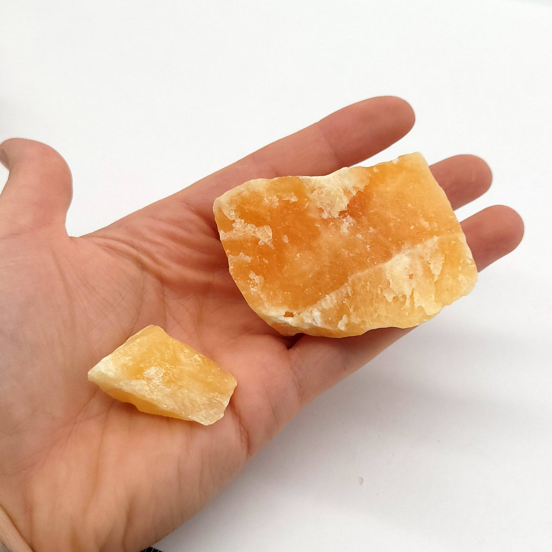 Orange Calcite Rough - Funky Stuff