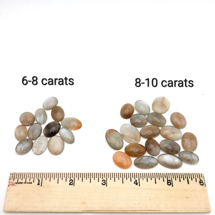 Chatoyant Moonstone (Cat's Eye) Cabochon - Oval - Funky Stuff