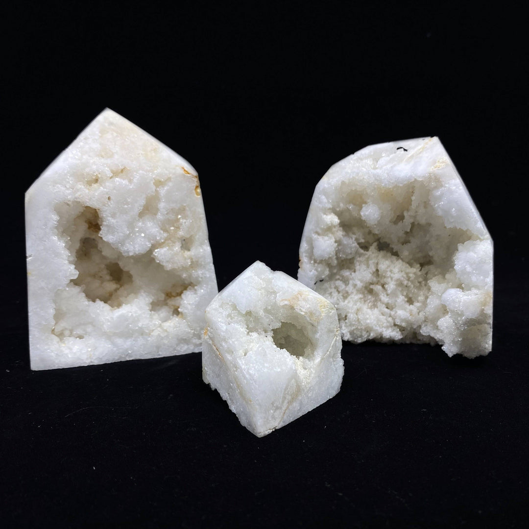 White Agate Druzy Tower - Funky Stuff