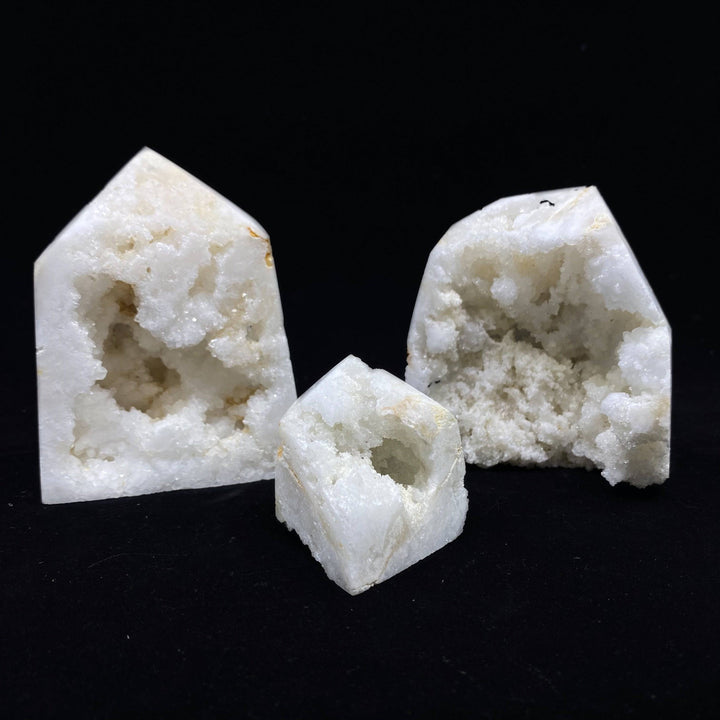 White Agate Druzy Tower - Funky Stuff