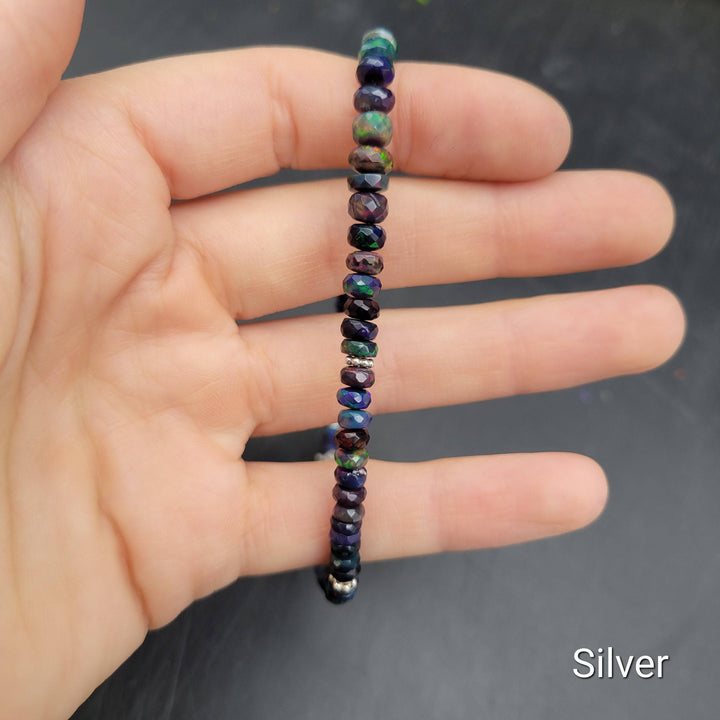 Black Opal (Smoke Treated) Bracelet - Funky Stuff