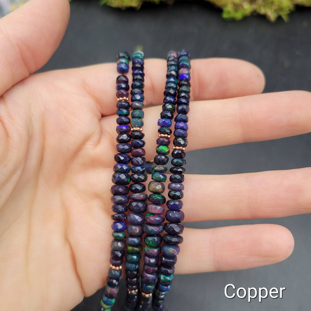Black Opal (Smoke Treated) Bracelet - Funky Stuff