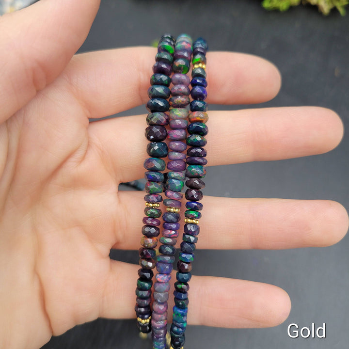 Black Opal (Smoke Treated) Bracelet - Funky Stuff