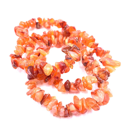 Carnelian Chip Bracelet