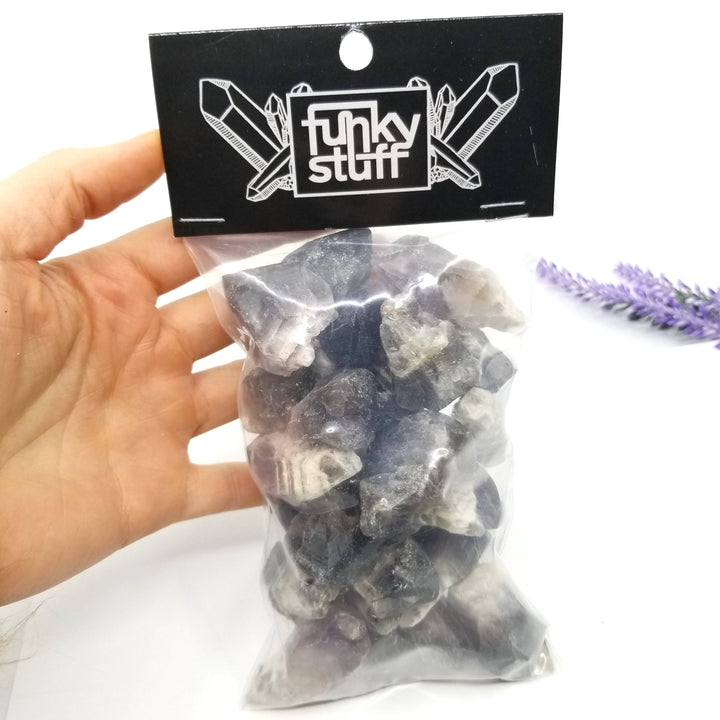 Chevron Amethyst Points - 1 LB - Funky Stuff