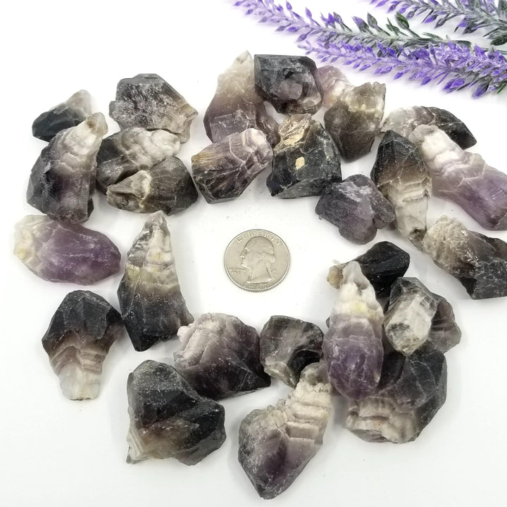 Chevron Amethyst Points - 1 LB - Funky Stuff