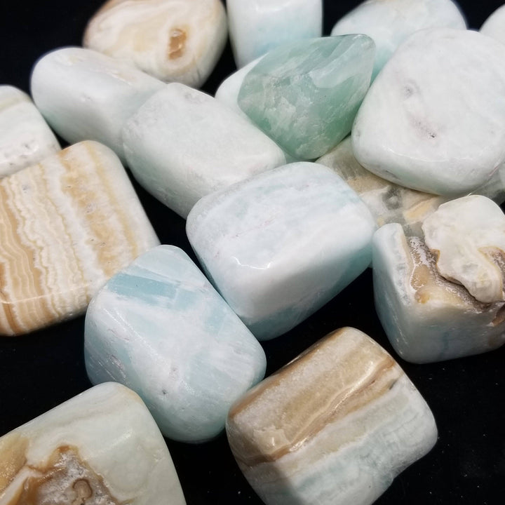 Caribbean Calcite Tumbled Stone - 1 LB - Funky Stuff
