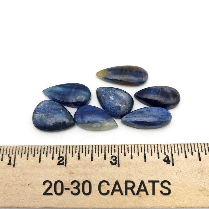 Blue Kyanite Cabochon - Tear Drop - Funky Stuff