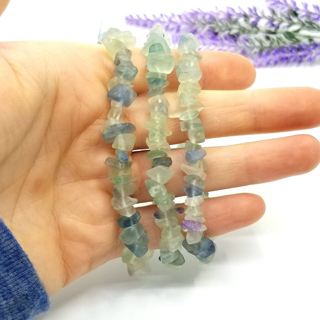 Fluorite Chip Bracelet - Funky Stuff