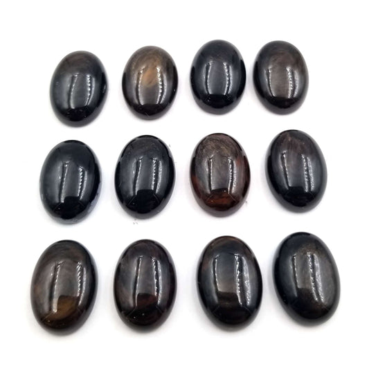 Goldsheen Obsidian Cabochon 10 x 14 mm (Oval)