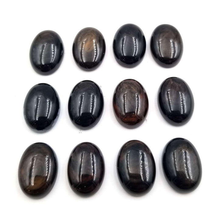 Goldsheen Obsidian Cabochon 10 x 14 mm (Oval) - Funky Stuff
