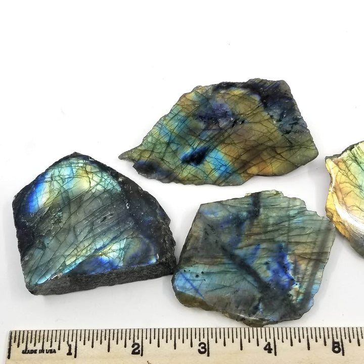 Half-Polished Labradorite - AAA Grade (2-3") - Funky Stuff
