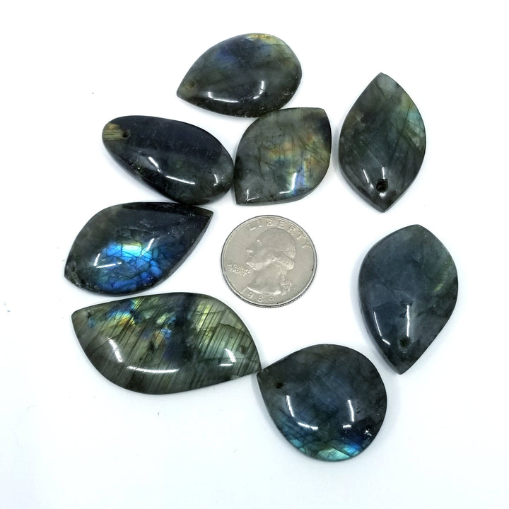 Labradorite Cab (Drilled) - Funky Stuff