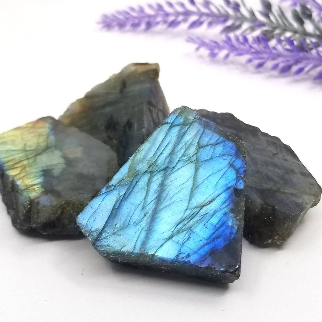 Labradorite Half Polished (1-2") - Funky Stuff