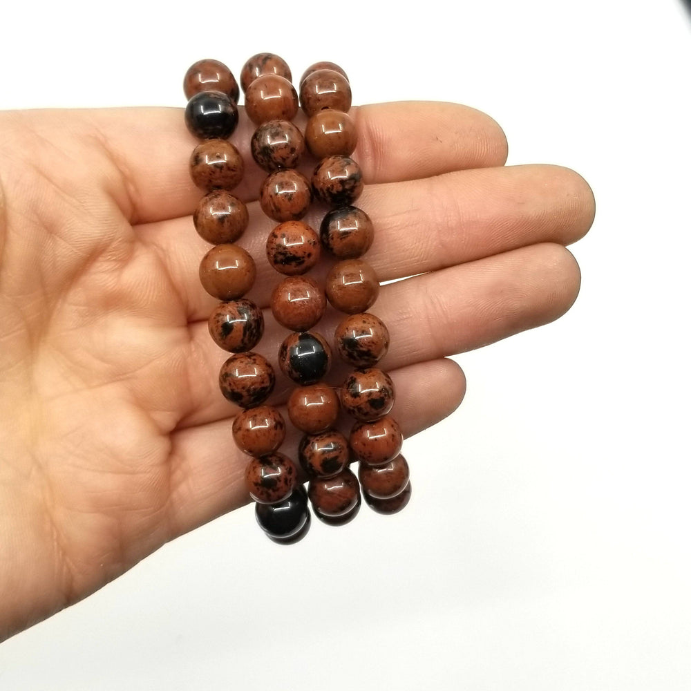 Mahogany Obsidian Bracelet - Funky Stuff