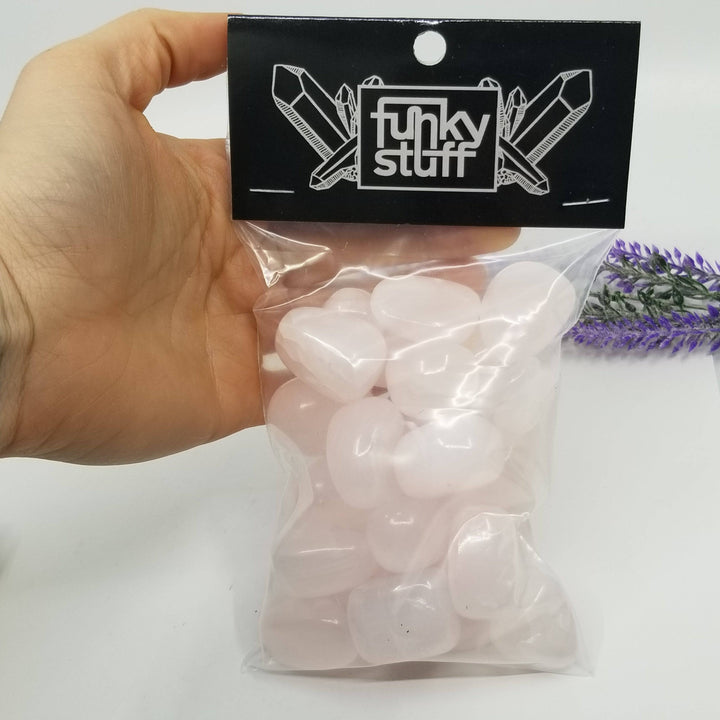 Mangano Calcite Tumbled Stone 1 LB - Funky Stuff