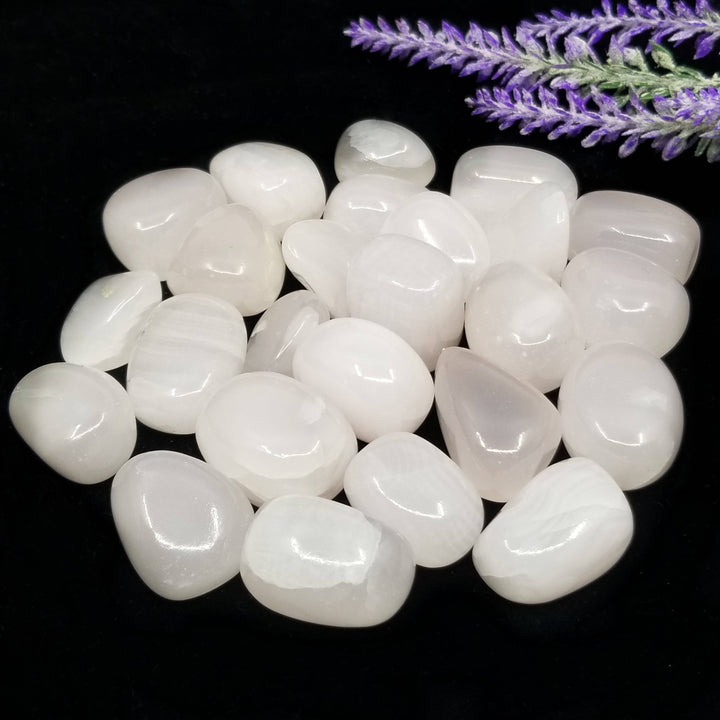 Mangano Calcite Tumbled Stone 1 LB - Funky Stuff