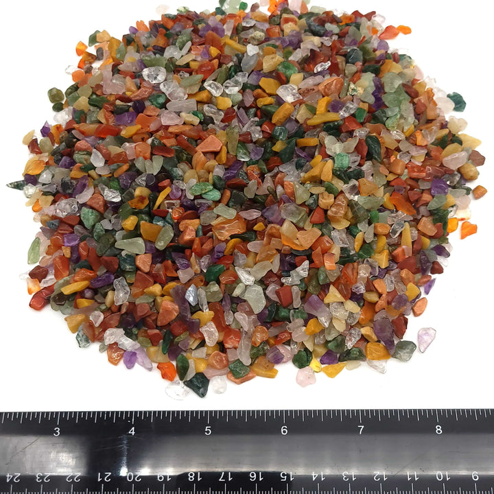 Mixed Stone Tumbled Chips (5-10mm) - 1 LB - Funky Stuff
