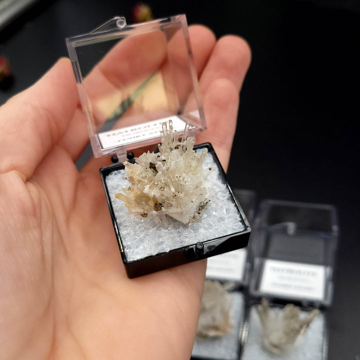 Natrolite (Thumbnail Case Specimen) - Funky Stuff