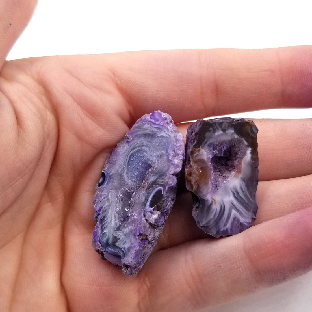 Purple Dyed Oco Geode - Funky Stuff