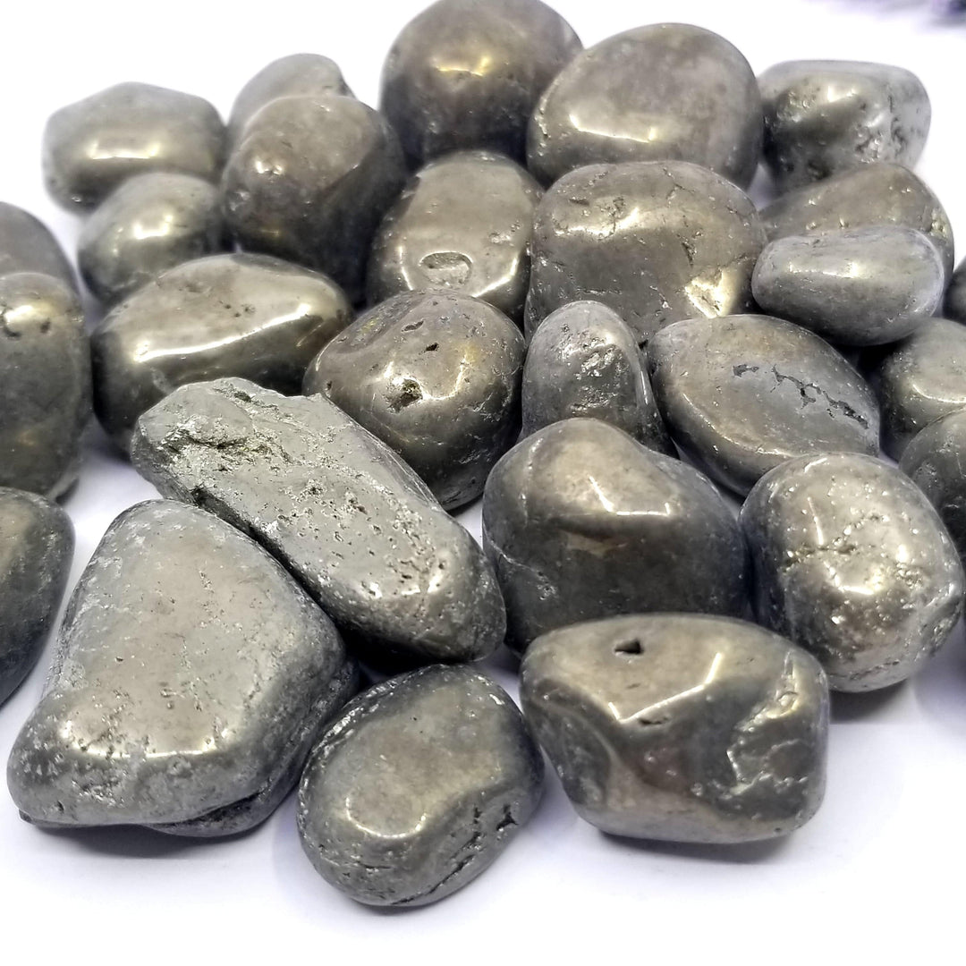 Pyrite Tumbled Stone 1 LB - Funky Stuff
