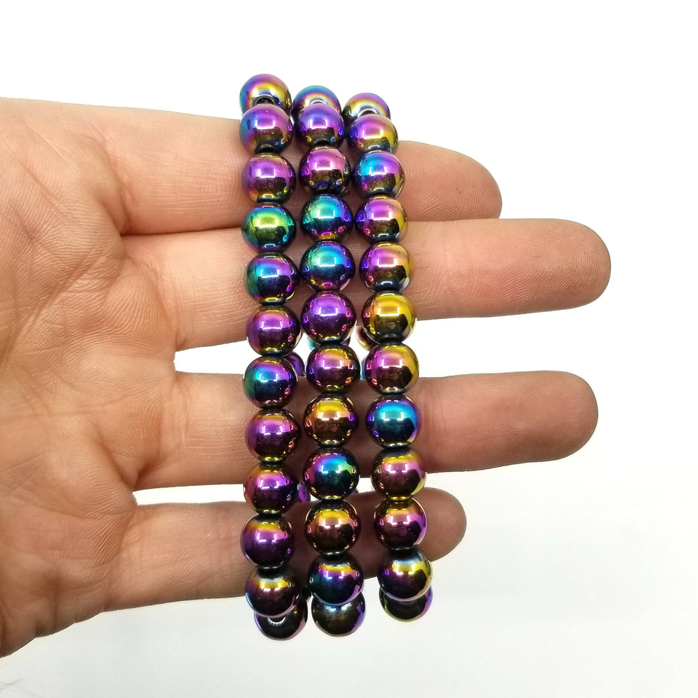Rainbow Hematite Bracelet - Funky Stuff