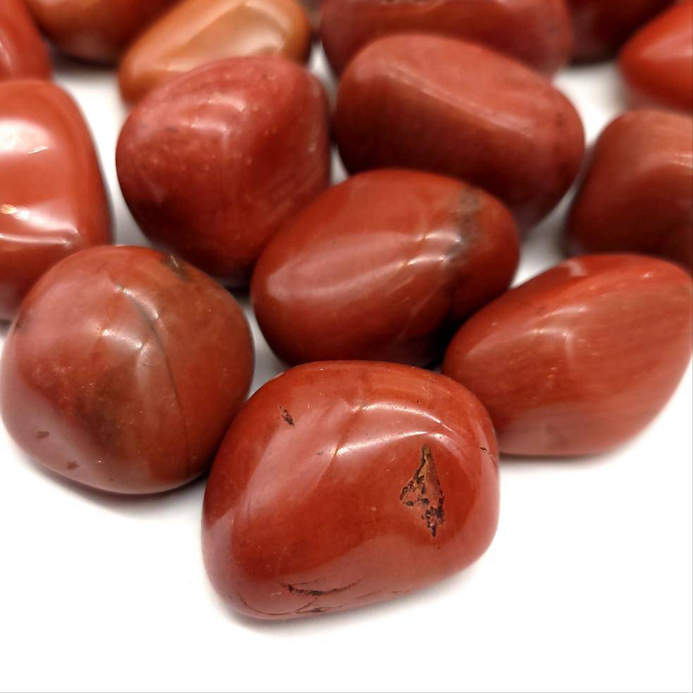 Red Jasper Tumbled Stone - Funky Stuff