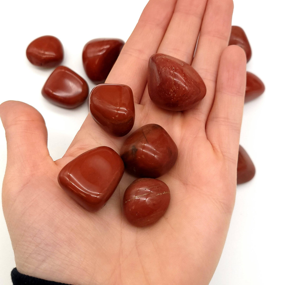 Red Jasper Tumbled Stone - Funky Stuff